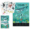 Oceans Educational Sticker Activity | Poppik | Conscious Craft